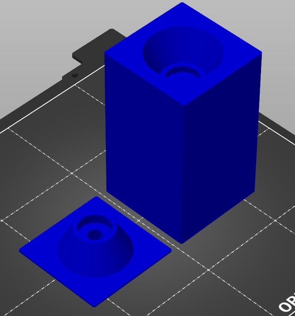 Ikea lack feet 3D model thumbnail