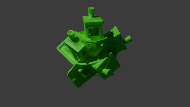 Biblically Accurate Benchy 3D model thumbnail