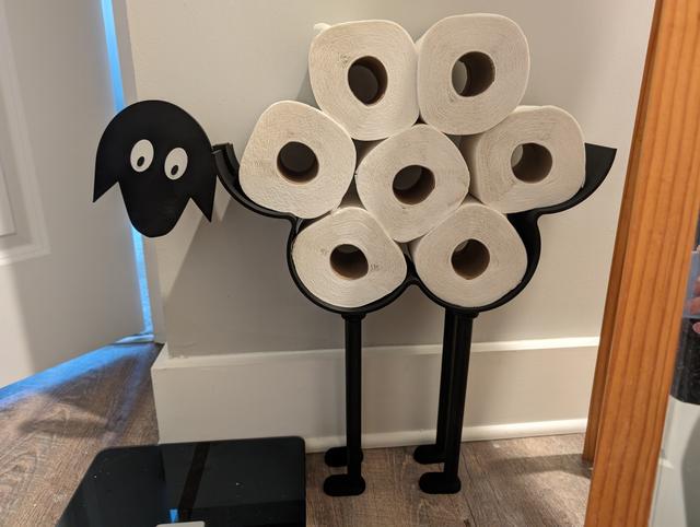 Legs for Shaun - Toilet Paper Sheep [MINI compatible] 3D model thumbnail