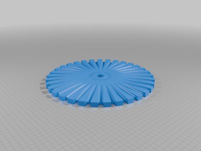 Turbo Dillon Case Feeder Plate  v. 2 3D model thumbnail