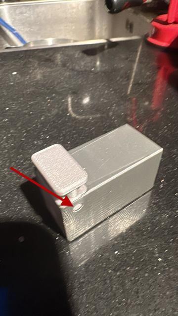 Filament cutter, click into holder 3D model thumbnail