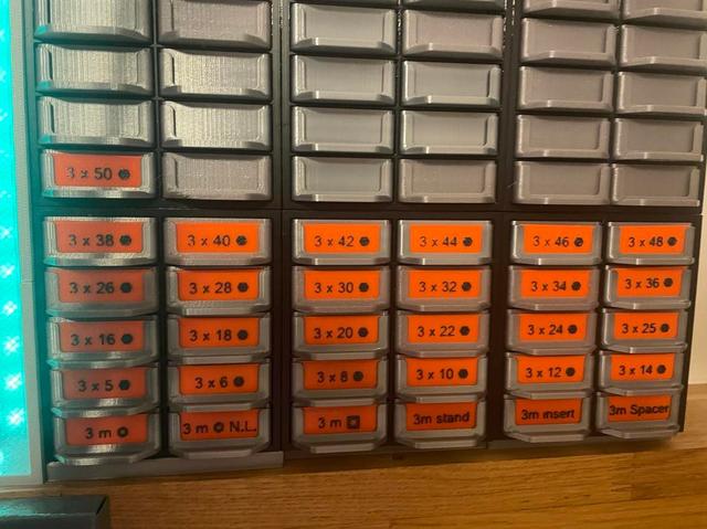 Modular shelving system - Name plates 3mm Modular_004_x1x2 3D model thumbnail
