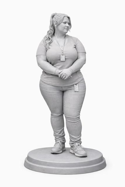 Confident Woman Workers 3D model thumbnail