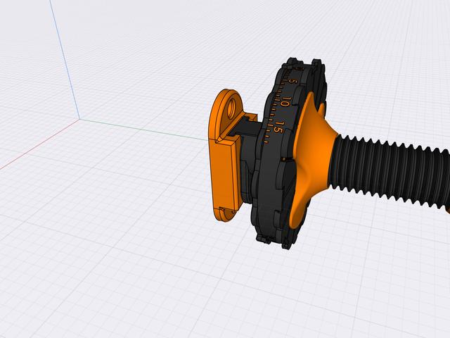 CC-RS Rewinder Adapter for Filler System 3D model thumbnail