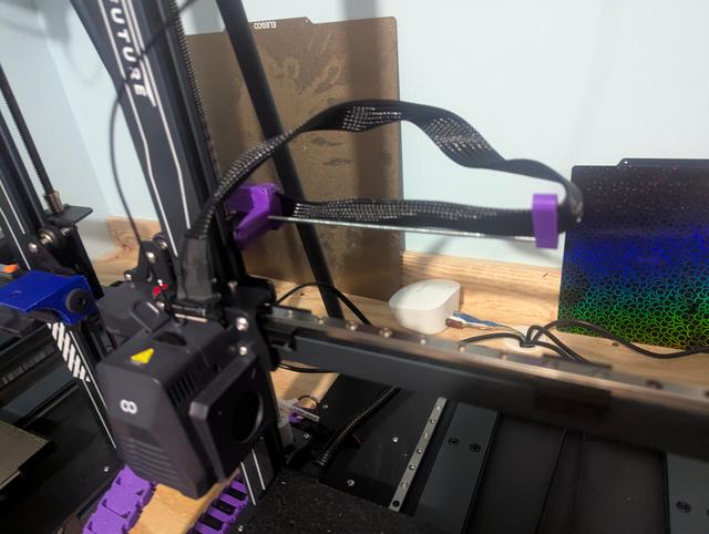 Elegoo Neptune 3/4 Ribbon Cable Holder 3D model thumbnail
