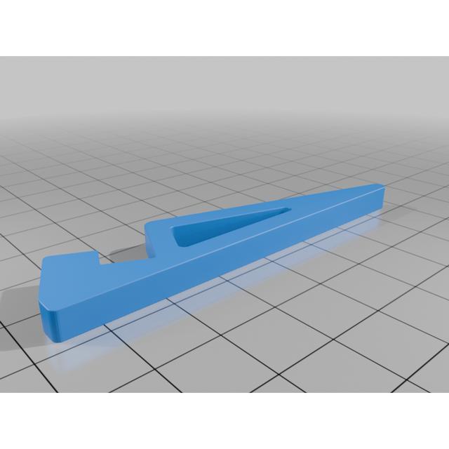 Rummikub Foot Stand part - 8mm 3D model thumbnail
