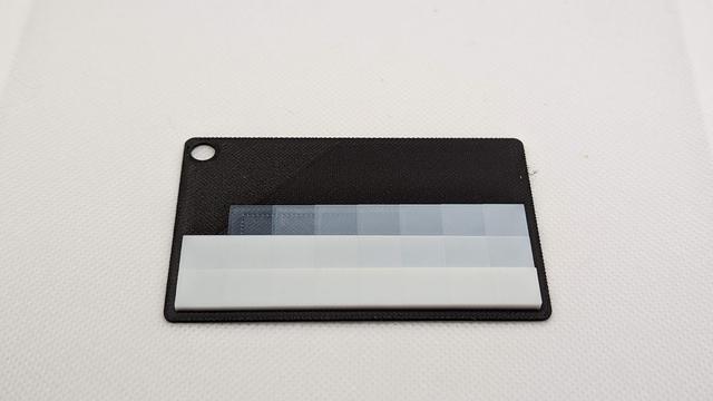 20 Step Color Swatch For Hueforge w/ 7mm Hole 3D model thumbnail