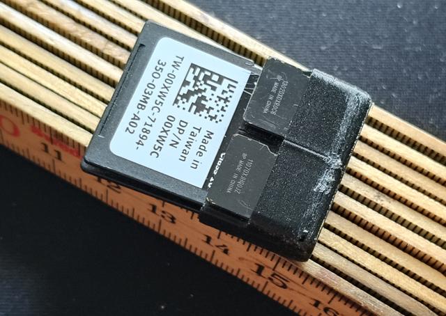 compact travel friendly SD/microSD card holder 3D model thumbnail