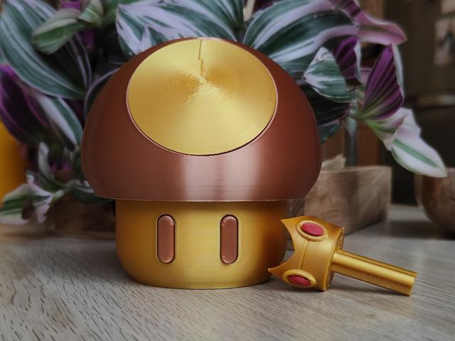 The Golden Mushroom 3D model thumbnail