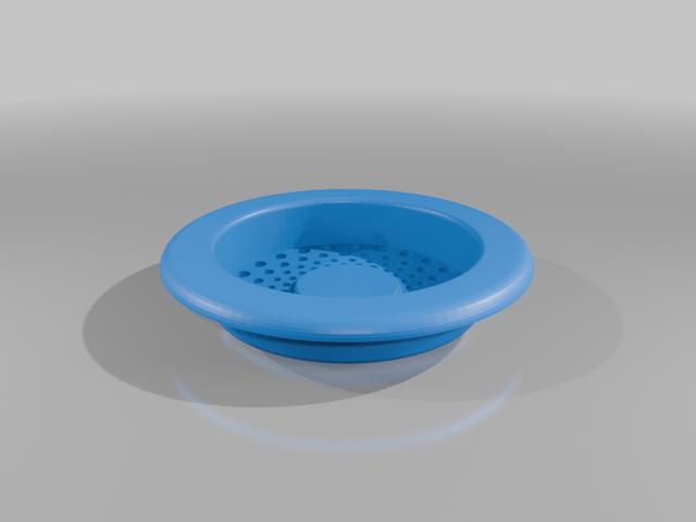 Kitchen Drain Debris Filter 3D model thumbnail
