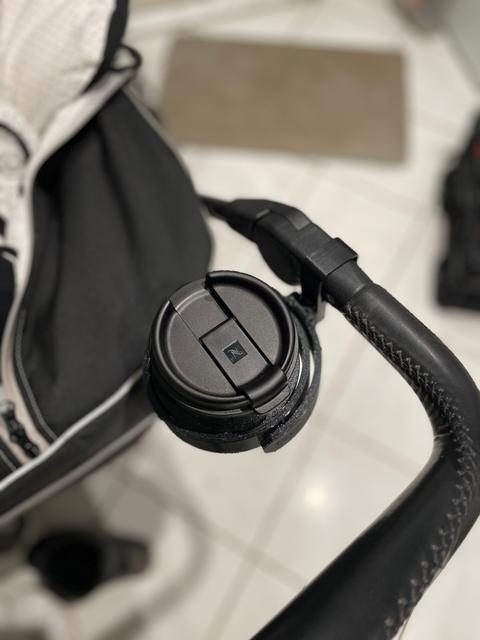 Quick connect self leveling cupholder for Odder stroller 3D model thumbnail