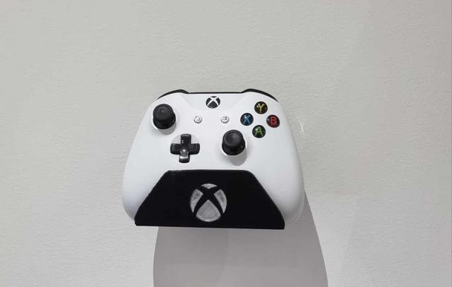 Xbox One Controller Wall Mount 3D model thumbnail
