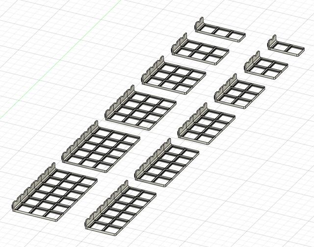 More Gridfinity Bases for GOEWS 3D model thumbnail