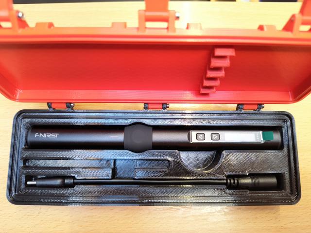 Rugged box soldering iron FNIRSI HS-01 bottom part. 3D model thumbnail