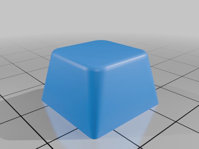 Flat Keytop Cherry MX for DIY Keyboard 3D model thumbnail