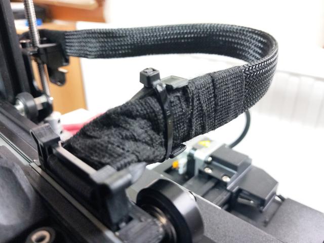 Ender 3 S1 Cable Holder Remix for Zip Tie 3D model thumbnail