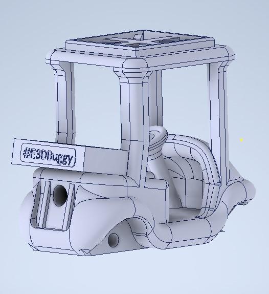 Matchbox Rocket Buggy 3D model thumbnail
