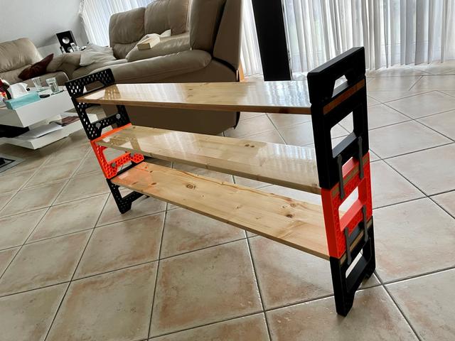 Oberer Abschluss für Stackable Shoe Rack 3D model thumbnail