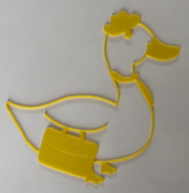 Duck Wall Art 3D model thumbnail