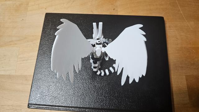 Folded wings for Dummy 13 3D model thumbnail