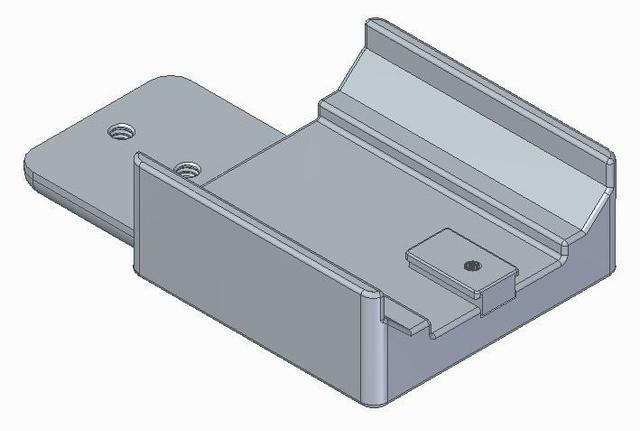 EPIC Two (Carbon bottle Rail) ARCA Bench Rest Block  3D model thumbnail