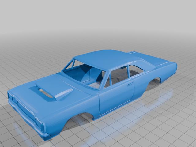 1/25 1968 Dodge Dart super stock body  3D model thumbnail