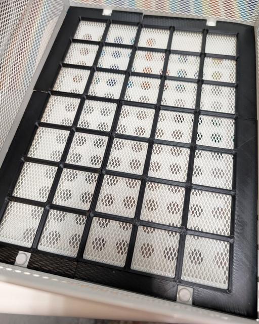 GridFinity Base Plate for IKEA LENNART 3D model thumbnail