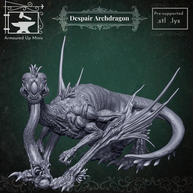 Despair Archdragon 3D model thumbnail