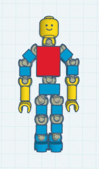 lego compatable action figure (BETA files) 3D model thumbnail