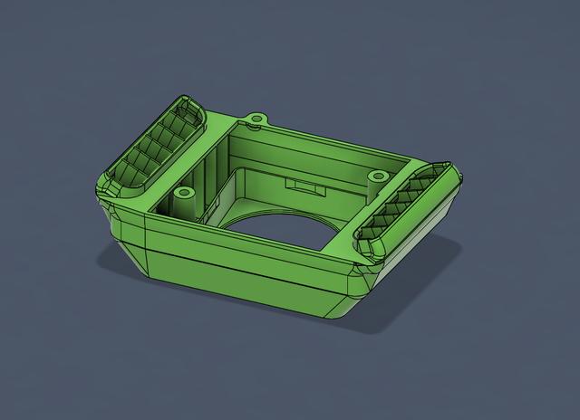E3NG Bigger Bed Fan Duct 3D model thumbnail
