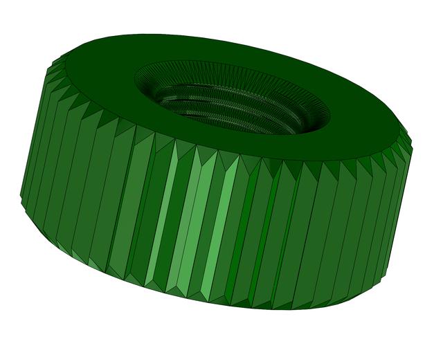 Improved tightening knob 3D model thumbnail