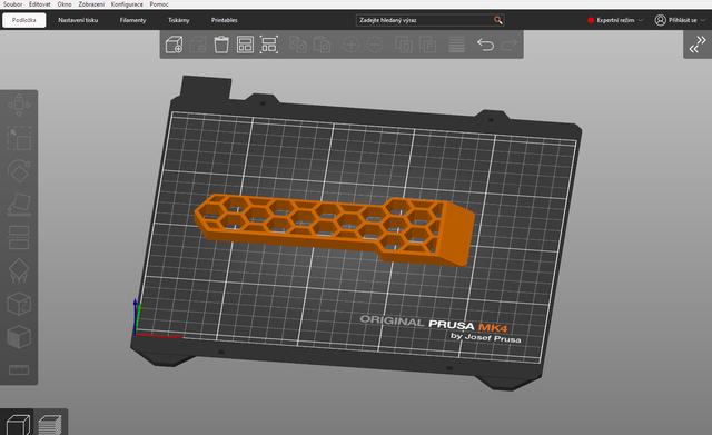 Bigger hexagonal scraper 3D model thumbnail