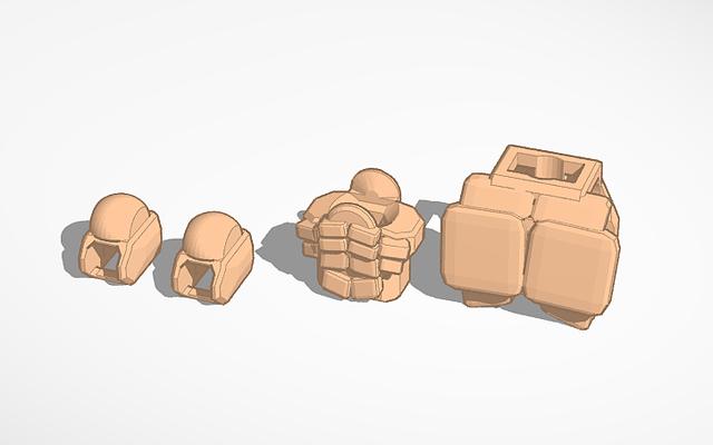 ripped dummy 13 3D model thumbnail