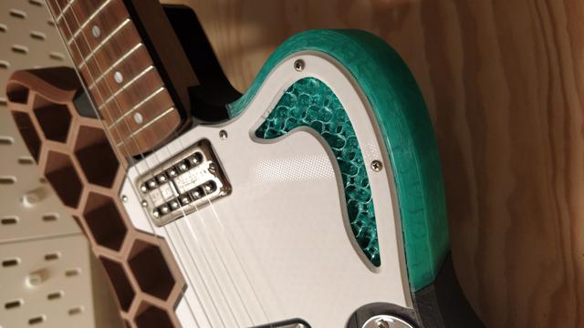 Prusacaster Filtertron & Strat Neck Remix 3D model thumbnail