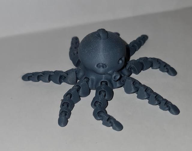 Octopus Keychain 3D model thumbnail