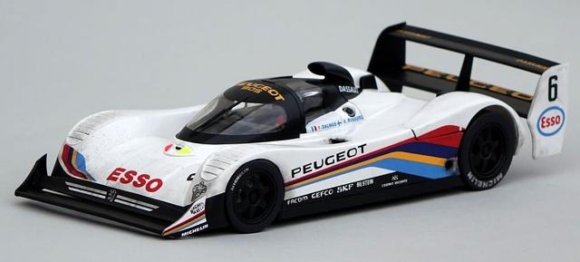 Tires for Heller Peugeot 905 3D model thumbnail