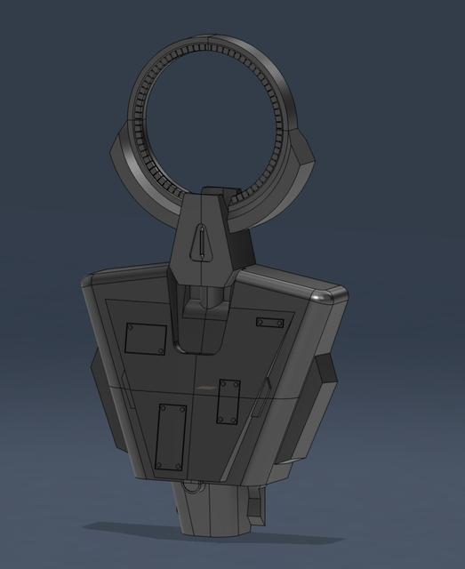 HD2 Warp Pack 3D model thumbnail