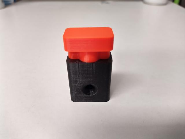 Filament Cutter 45° - Top - 30mm screws 3D model thumbnail