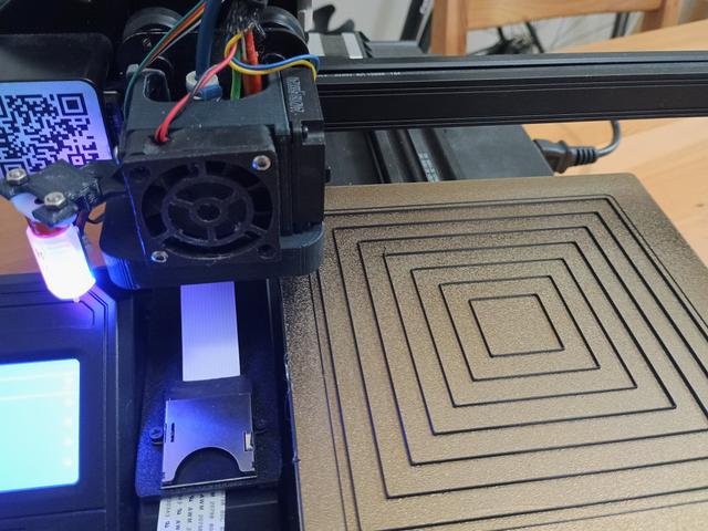 Mini Satsana for Ender 2 Pro bltouch mount 3D model thumbnail