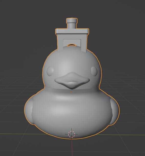 Rubber Duck Benchy 3D model thumbnail