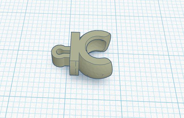Grabby the Claw - Dummy 13 adapter 3D model thumbnail