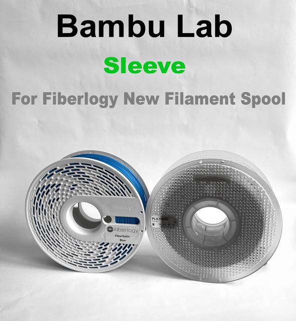 Sleeve for Fiberlogy New Filament Spool - Compatible with Bambu Lab Filament Spool Switcher & Winder 3D model thumbnail