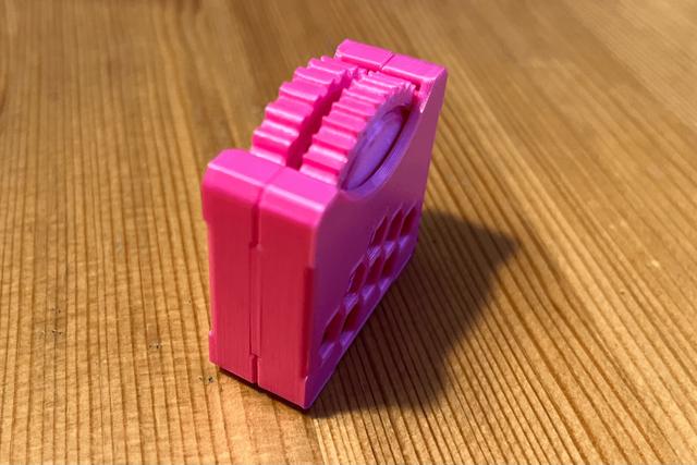 Double case for Fidget Clicking Wheel 2.0 by BaGooN 3D model thumbnail
