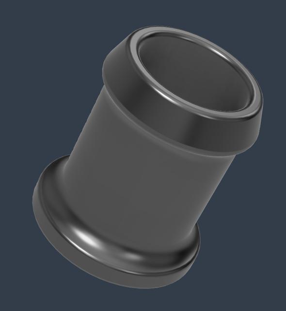 Mitsubishi 3000GT/GTO and Dodge Stealth horn connector plug 3D model thumbnail