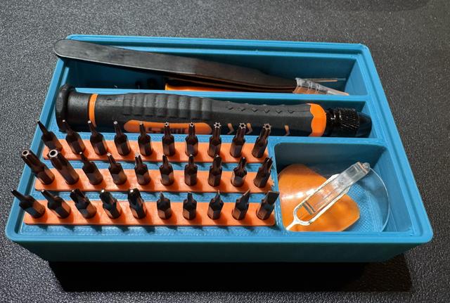 JOREST 38Pcs Precision Screwdriver Gridfinity Bin 3D model thumbnail