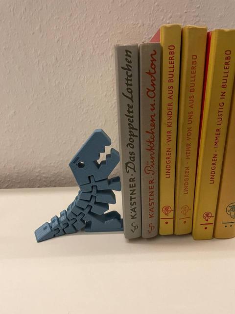 Flexi Rex Bookend 3D model thumbnail