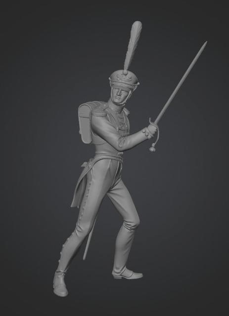 Ober-officer of the Life Guards Izmaylovsky Regiment 3D model thumbnail