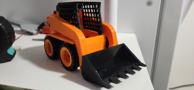Manual Skid Steer Pro Rev A 3D model thumbnail