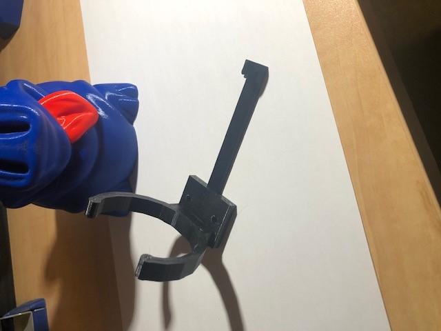 modular spray can holder wall mount  or pegboard 3D model thumbnail