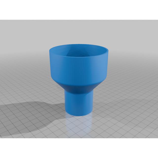 Adapter for Ryobi Universal Router Table to Rigid WD070 (WD0701) Vacuum 3D model thumbnail